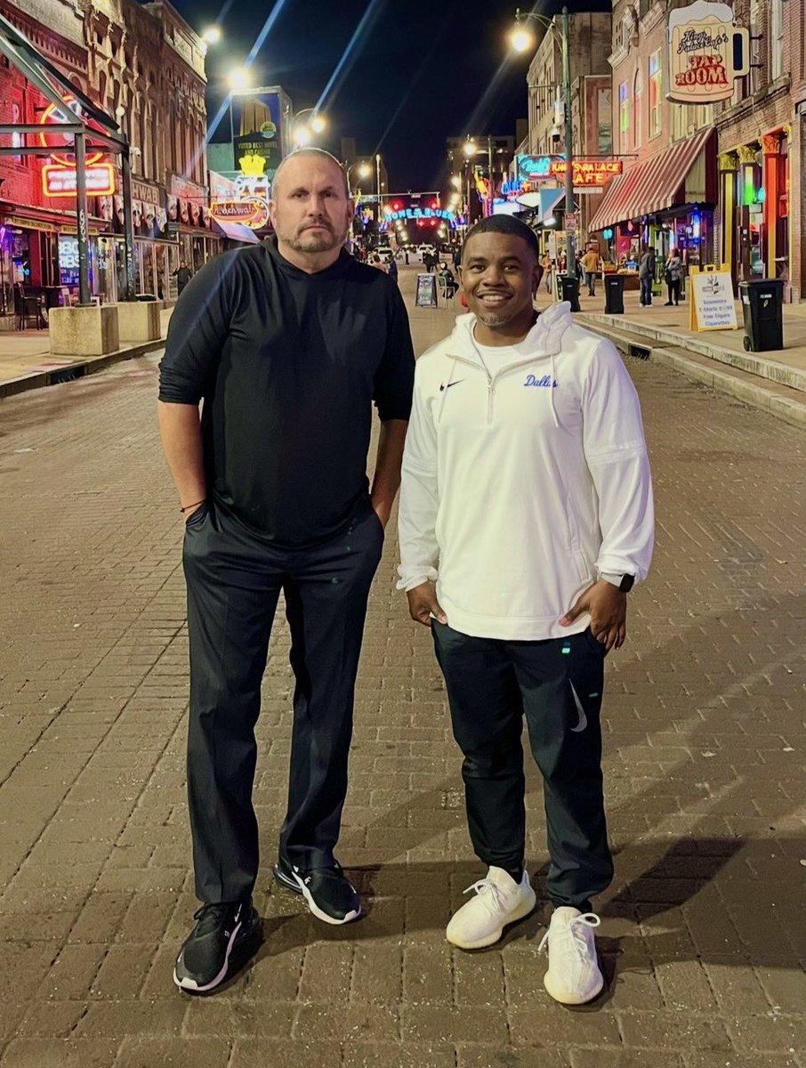 CoachNady's tweet photo. All I need is a cell phone and @coachdwes watching my back and ANYTHING is possible. Dallas isn’t where we’re from is who we are. Doing daily what many said was “Impossible”. https://t.co/CZI14YKwyp