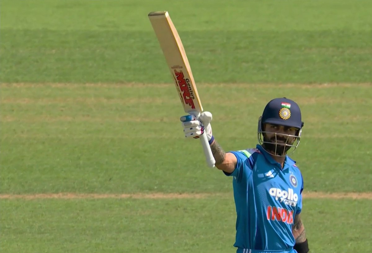 internetumpire's tweet photo. Does he ever run out of form in ODIs? https://t.co/41489gQzf2