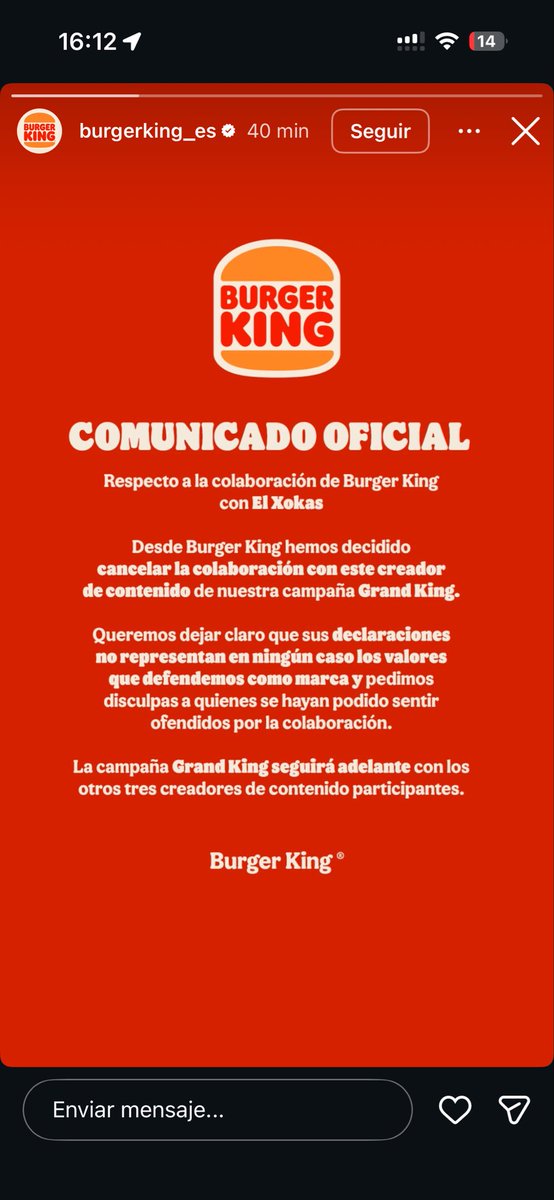 tuurpin's tweet photo. HOY SE CENA BURGER KING CAGONDIOOSSSSS https://t.co/nVCJpIVsbt