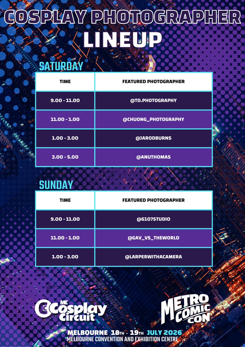 MetroComicCon tweet media