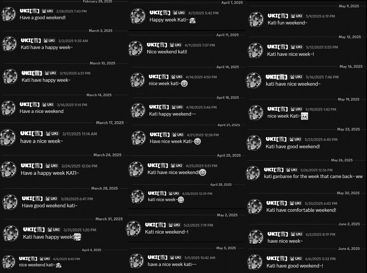Kati_vrc's tweet photo. Shout out to my VRC friend Fuyuki who keeps encouraging me every week sincerely, there's even time where i ignore you for months, and yet you still wishing me a happy week man, Vrchat would be a better game because people like you man! https://t.co/c1bLHWBogo