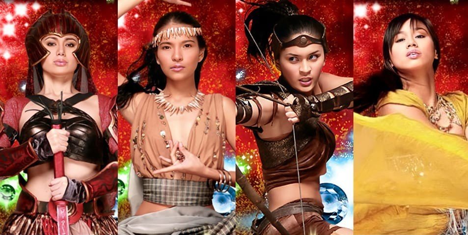 peter_viper's tweet photo. Magaling talaga gumawa ang GMA ng all female team-ups eh. The Sang'gres, THE Etherians (my personal fave btw), Darna 2009 villains, Zaido's Amasonas just to name a few. Peak childhood kabaklaan. Lol. https://t.co/54rWaPOO1w