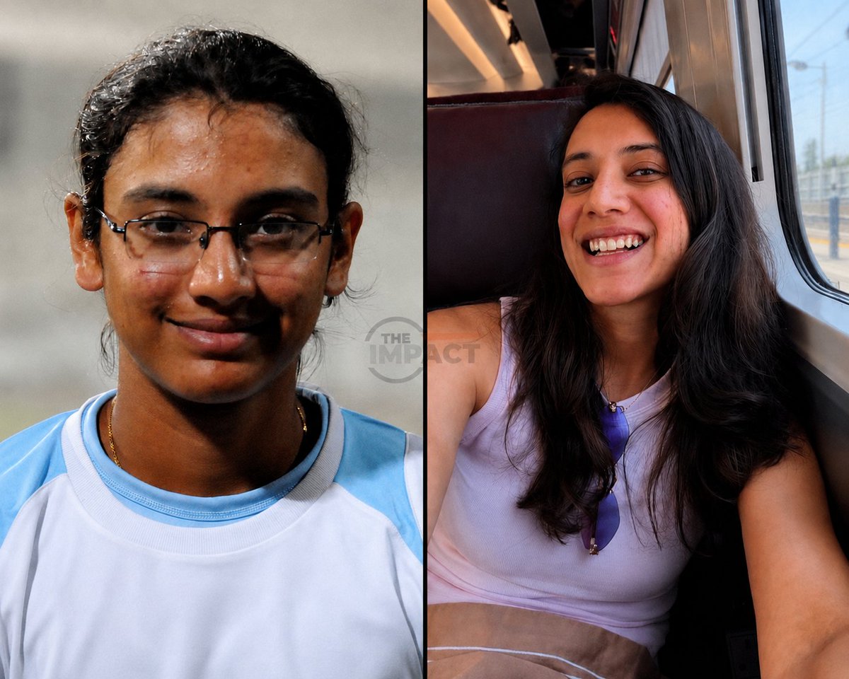 IImpactHQ's tweet photo. The Smriti Mandhana transformation needs to be studied. https://t.co/hn1gFicRyy