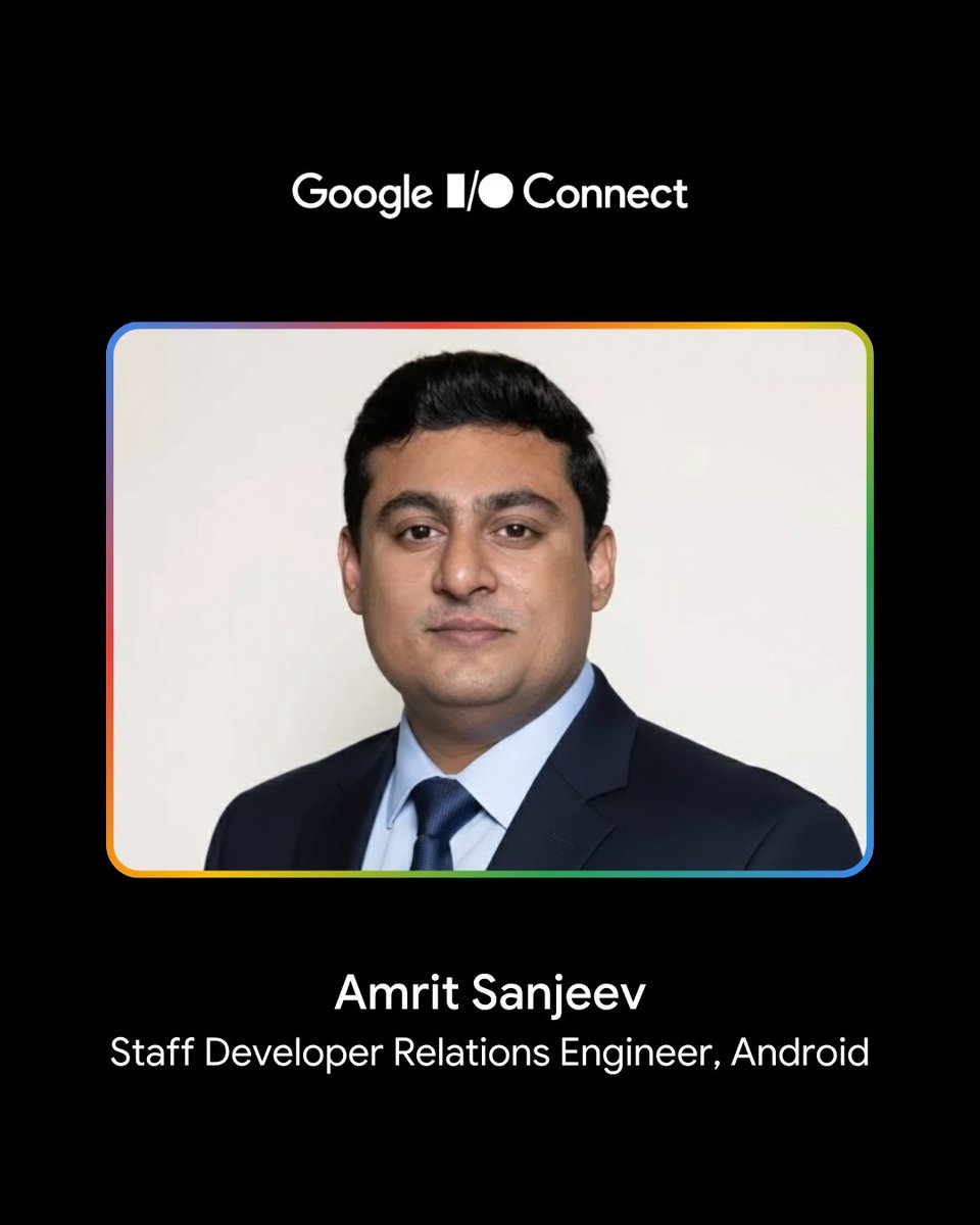 AndroidDev's tweet photo. @amsanjeev took the stage at #GoogleIOConnect India to talk all things hybrid inference.
He showed how mixing Gemini Nano's on-device inferences with cloud models reach makes Android apps smarter, faster, and more private → https://t.co/NDhSe9BudH
#BuildWithGemini https://t.co/KrSnTUIe0r