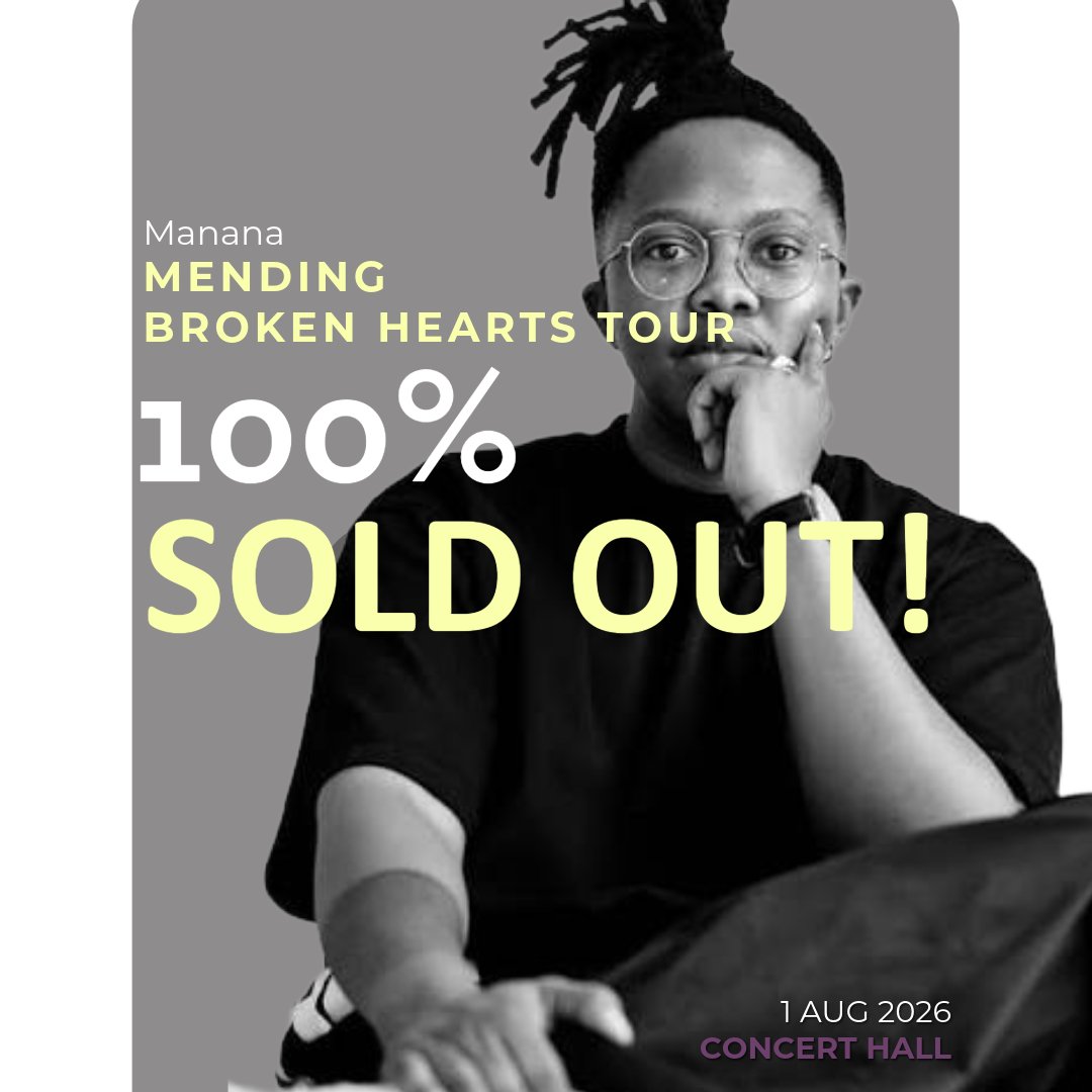 BaxterTheatre's tweet photo. MANANA MENDING BROKEN HEARTS TOUR SOLD OUT!!! https://t.co/fG6VfhazGm