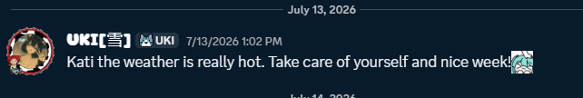 Kati_vrc's tweet photo. Even tho we only meet like less than 10 times in Vrchat and the language barrier, i just realized you have been encouraging me for 1 year + never missed a week lol. if you guys see this person in vrchat please do say hi https://t.co/t7DLWCPifK