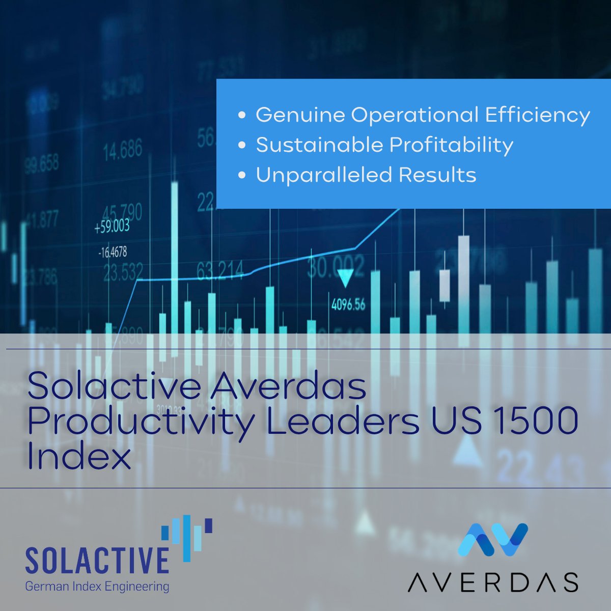 averdas_ag's tweet photo. Markets are volatile. Productivity leaders aren't. 📈 The Solactive Averdas Productivity Leaders US 1500 Index is up ~28% from its year low &amp; 17.92% YTD—built on operational efficiency, not momentum. Discover the index: https://t.co/aF9krq8LUE #ProductivityLeaders https://t.co/ow50NowXar