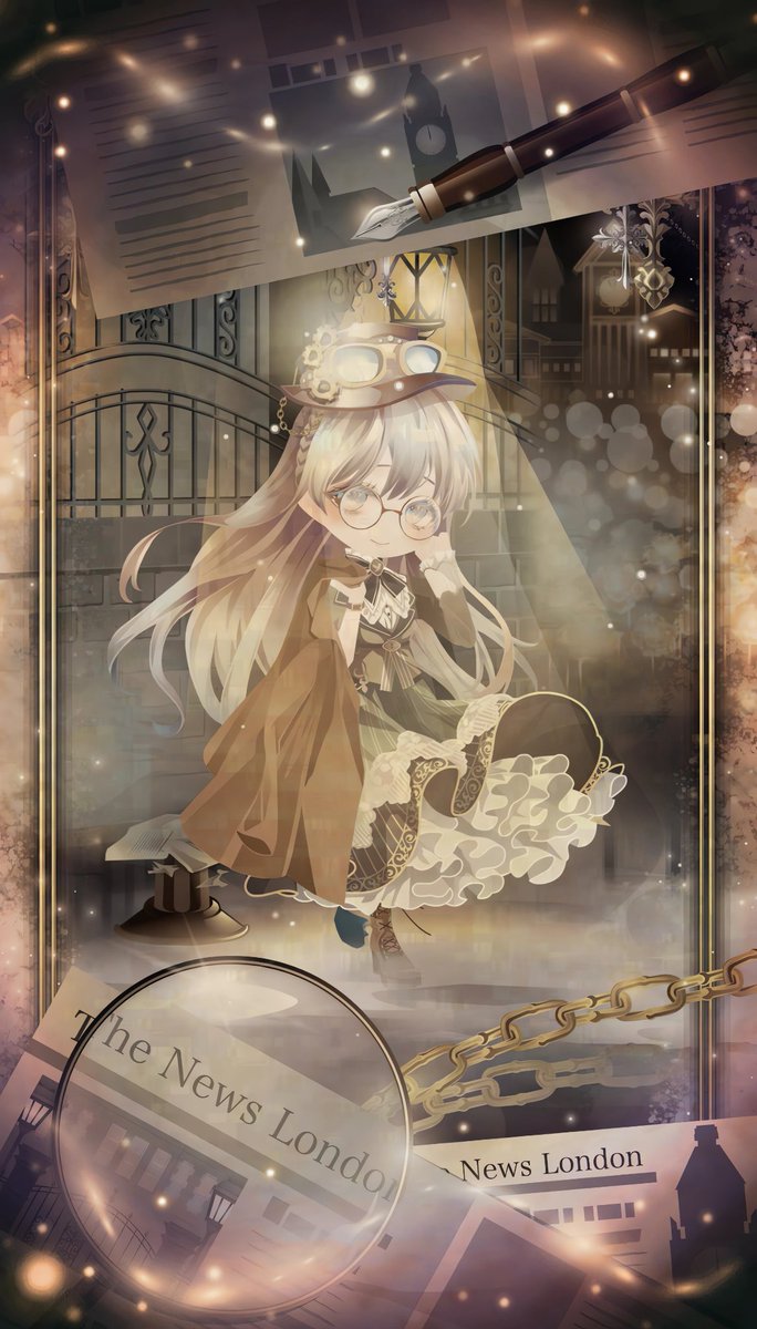 mitsu_tr's tweet photo. 「一���の探偵は、夜にこそ出歩くものよ」

#ココプレ #CocoPPaPlay https://t.co/LiF2QbGigp