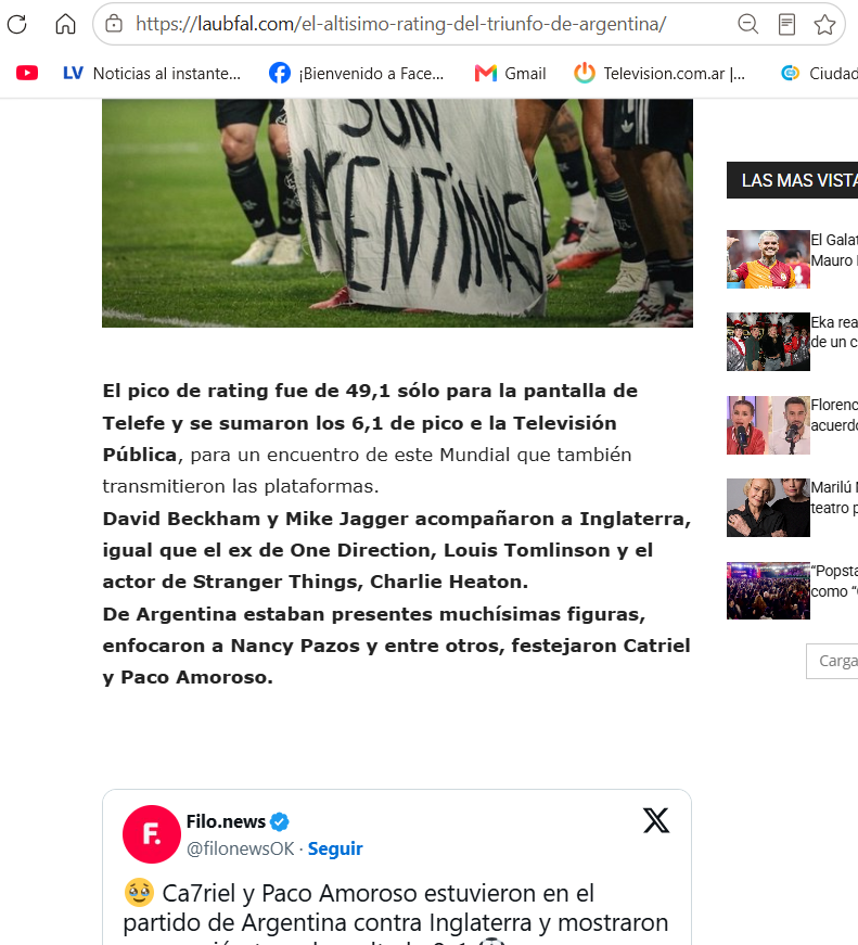 jbonetto's tweet photo. @laubfal quisiera consumir la misma que consumis vos... en que momento el PICO de Rating de TELEFE fue 49 puntos????? 
ALguien serio como @AngeldebritoOk @NachoRodriOk puede confirmar eso? https://t.co/befC3DkQiN