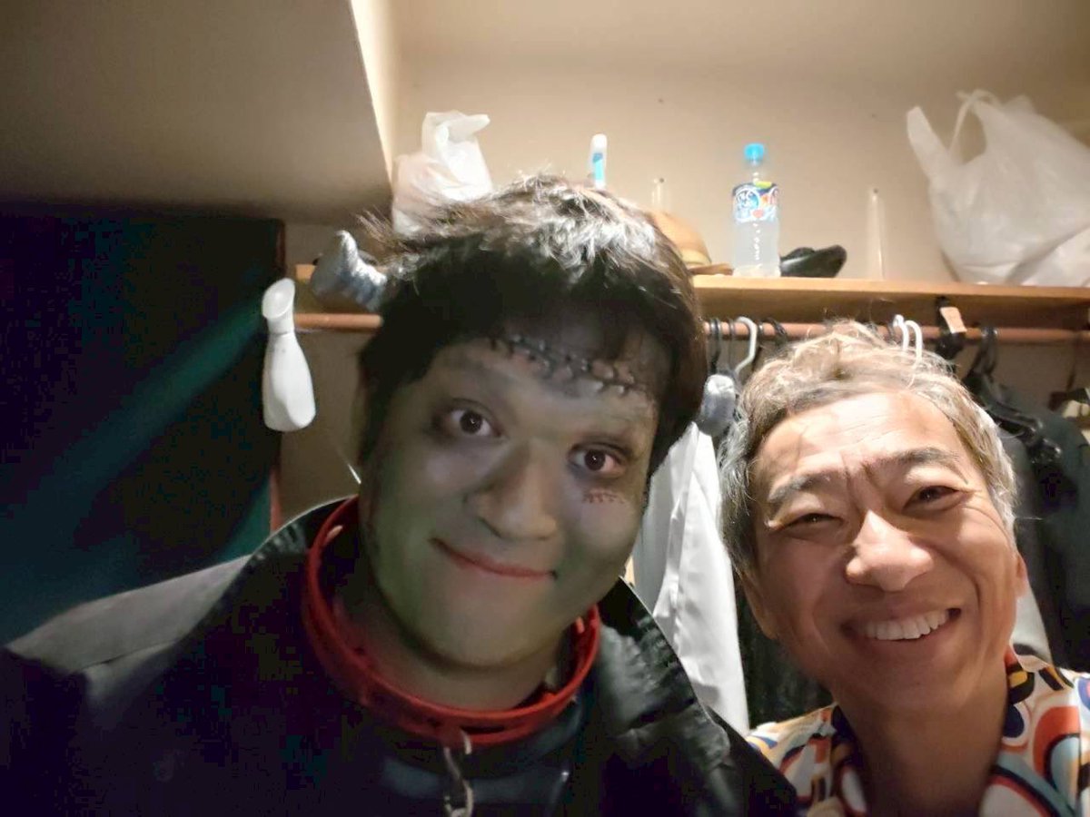 MoriUn's tweet photo. フランケンシュタイン対地底童子（クラボッコ）
初日公演お疲れ様でした❗️
明日からあと4日間やってますので、このポストを見た皆様是非来てください🔥
夏を盛り上げる狂気と情熱の110分間❗️
見ないと損🔥
明日以降のチケット予約（森戸扱い）↓
https://t.co/RMHPfLaZgL
#フラボッコ
#劇団枕返し https://t.co/ZhYtrbqoh4