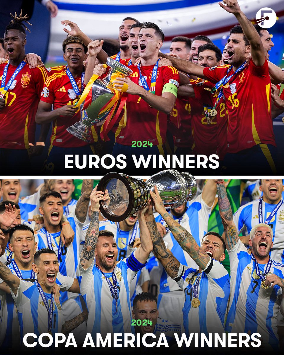 FotMob's tweet photo. For the first time ever, the current holders of the Euros and Copa America will come head-to-head in the World Cup final! 🤯🏆 https://t.co/nfe9F1sNzU
