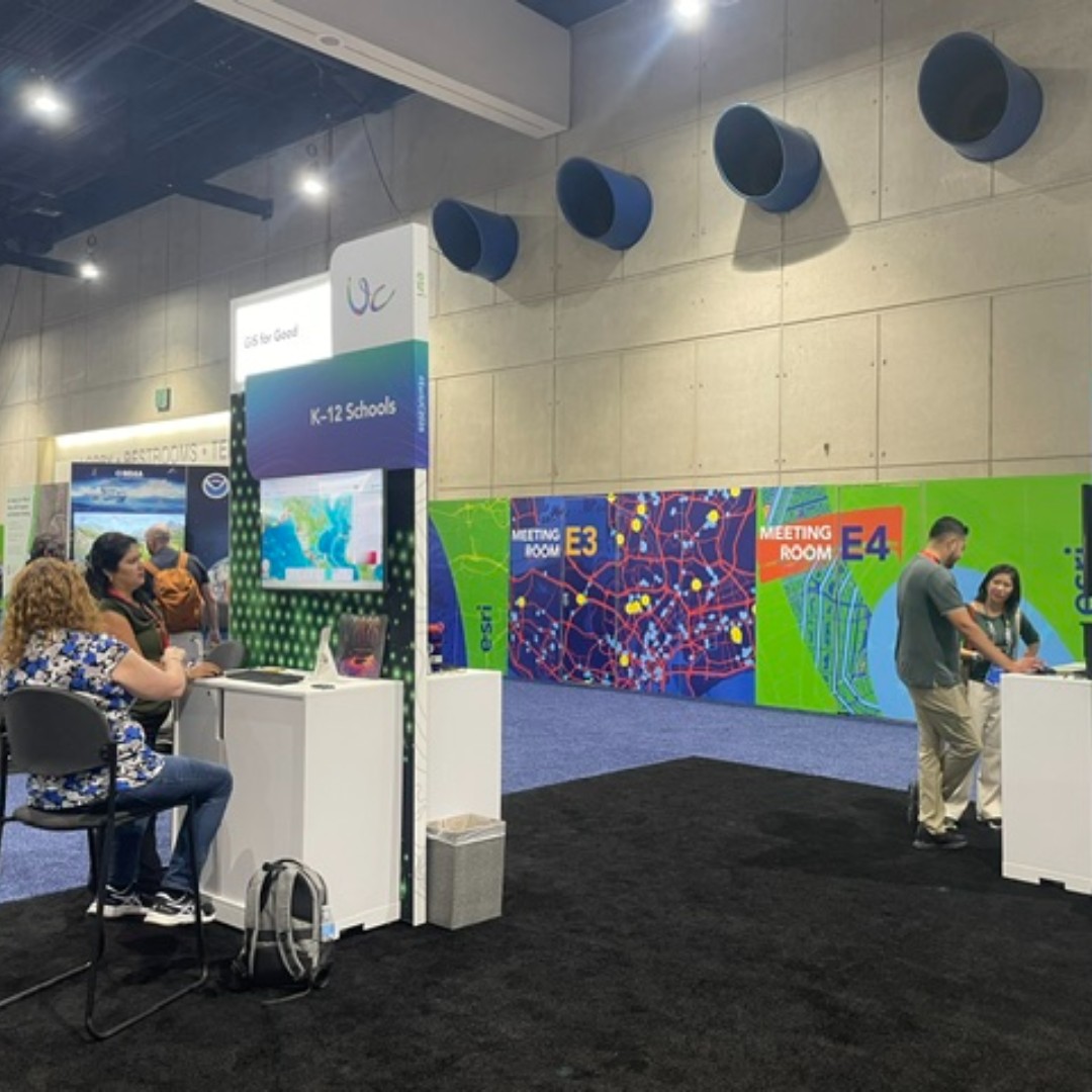 GISEd's tweet photo. Today is the last day of #EsriUC2026 🌎
Be sure to stop by the GIS for Good showcase and chat with the Education Team! 
https://t.co/IXq6lgc821 https://t.co/x6DfCRJcJ8