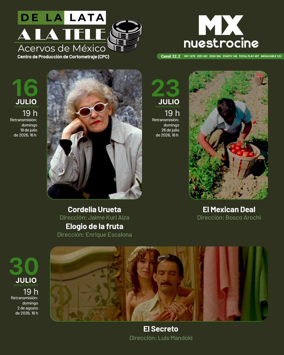 Canal MX Nuestro Cine tweet media