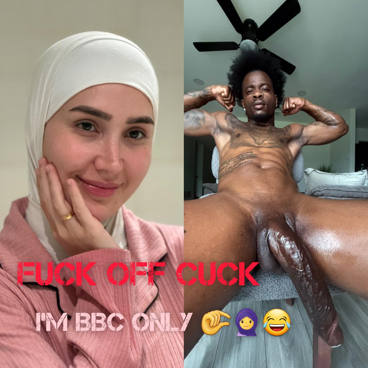 cuckpornosexual's tweet photo. Hoejabis are BLACKED!!!. https://t.co/0IV3PfNXw5