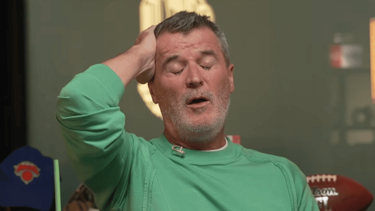 sportbible's tweet photo. Roy Keane shows completely different side when speaking about Lionel Messi in viral moment https://t.co/VK5s5HgJdm https://t.co/92rSKEgttw