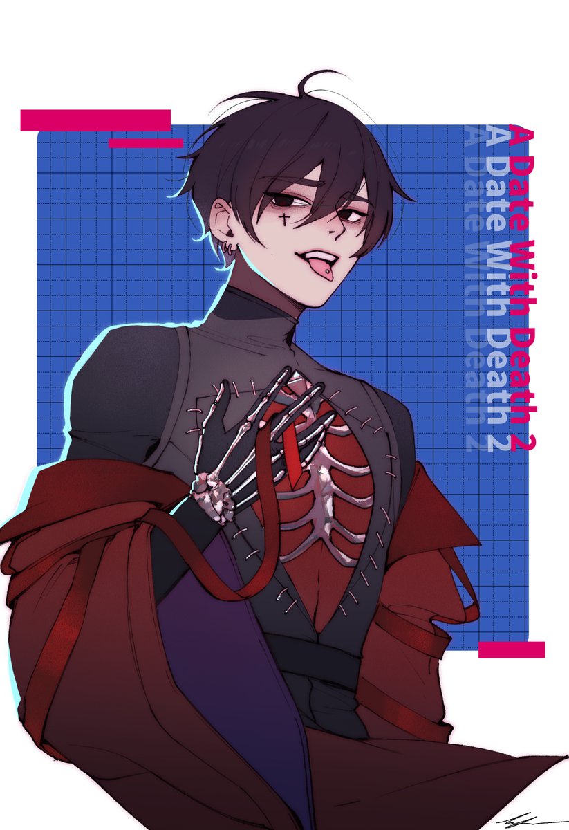 evelynknightart's tweet photo. I want to know all Riven's piercings🥺📷  
#ADWD2 #aDateWithDeath #ADWD https://t.co/hhhA7ot5gI