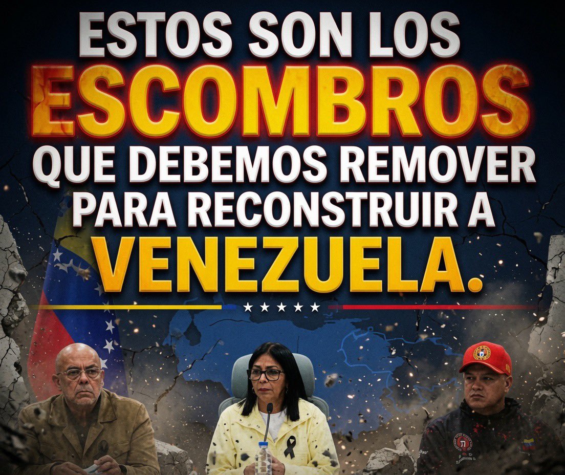 estebangerbasi's tweet photo. Esto son los verdaderos escombros que debemos remover Ya!!! de Venezuela. https://t.co/sYkLh937MS