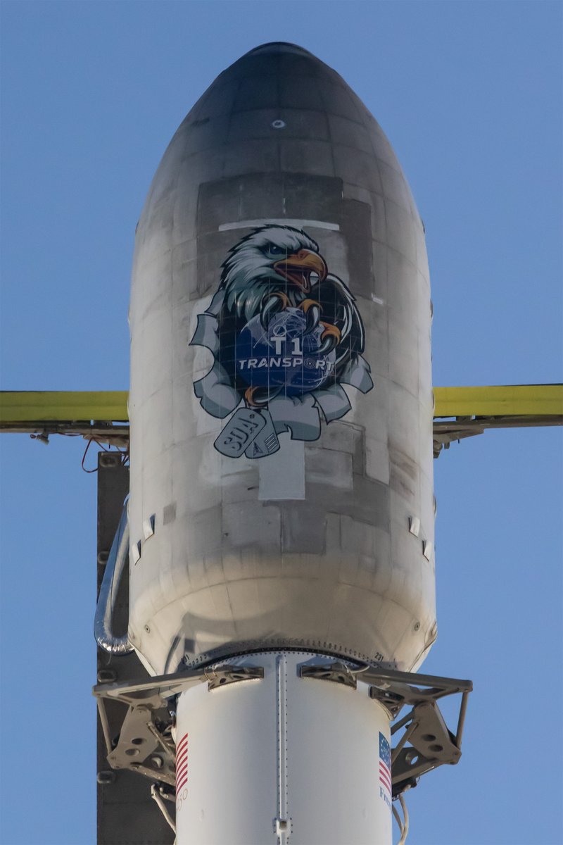 SpaceX's tweet photo. All systems are looking good, and weather is favorable for liftoff. Propellant load is about to begin for Falcon 9’s launch of the @SemperCitiusSDA's third Tranche 1 data transport mission from California → https://t.co/d9zP1Zsccm https://t.co/xec6kC2kWy