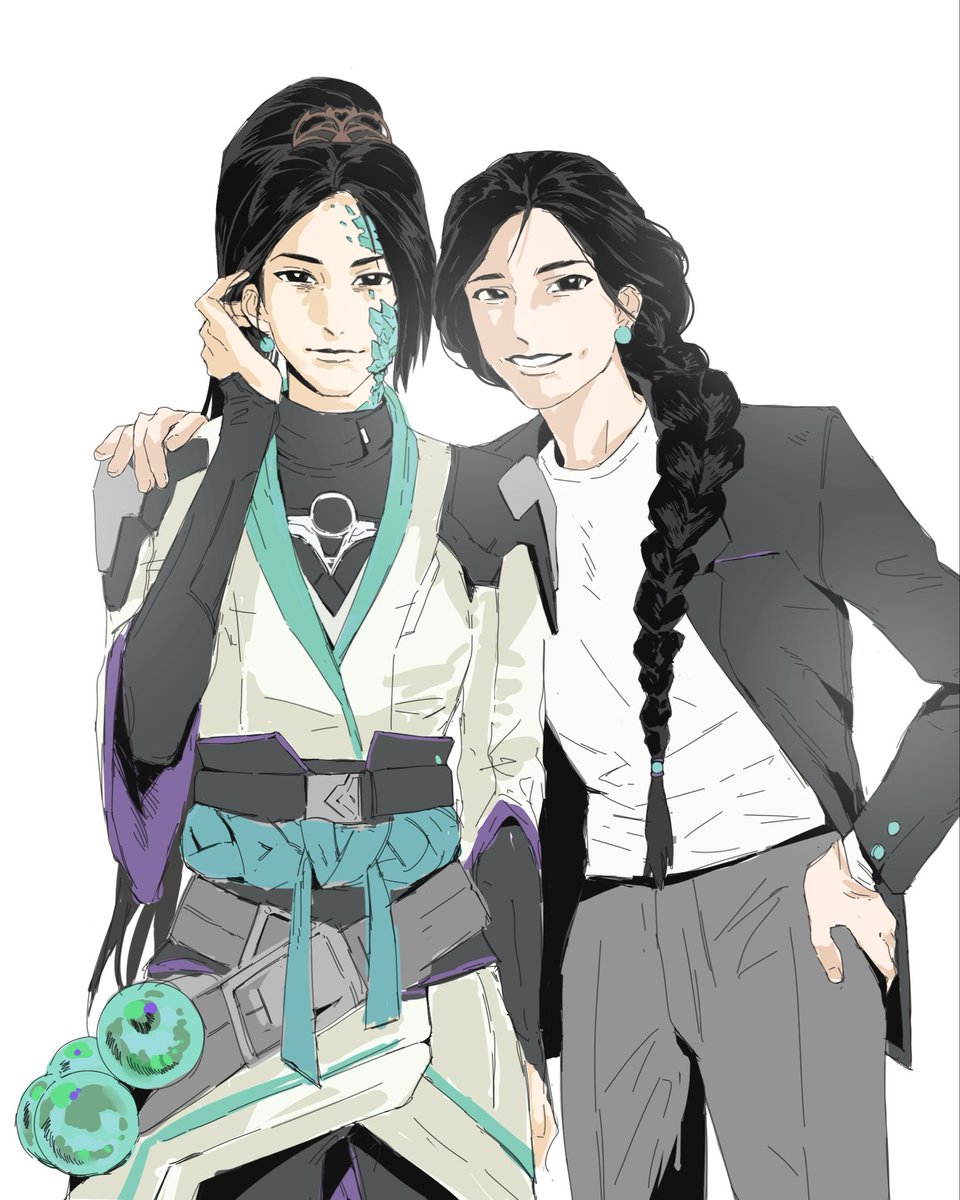dpDash722's tweet photo. 我和秀怡
#valorant #valorantsage #valorantfanart 
时过境迁，友谊天长地久。 https://t.co/pA23pPKpjb