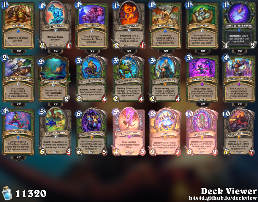 SidisiTV's tweet photo. July Legend w my take on the fun new Face deck ft Rat King! Went with Fyrakk & Ursol for more fun factor. 71% WR thru 35 games on PC.
Spent a lot of time testing other off-meta decks that aren't viable in this meta.
#SidsLegend #hearthstone #Sidvioletholddecks https://t.co/gyntj2aKZM