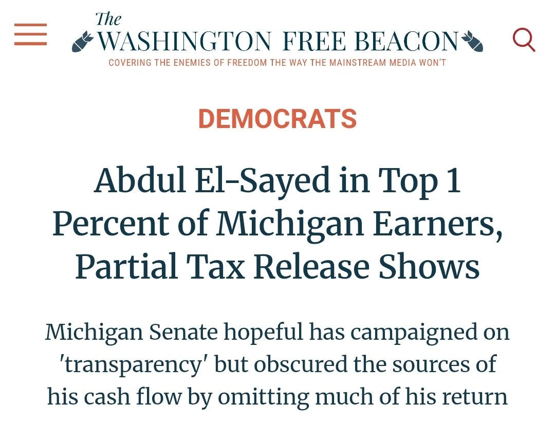 Cyber_Quaker's tweet photo. @HaleyforMI It's interesting that you cropped out the name of the right wing rag you screenshotted for this. Aren't you supposed to be a democrat? 🤔 https://t.co/fbCIdn6yfF