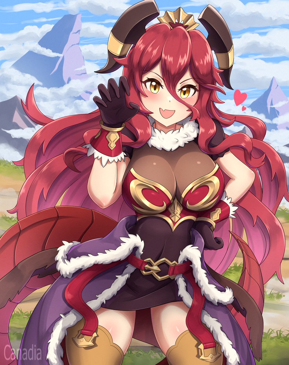 CanadianAniGuy's tweet photo. Some past art I made of the LEGENDARY game Dragalia Lost 🔥 https://t.co/kNYmqAocdg