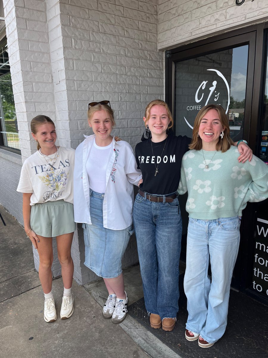 emilyannebryce's tweet photo. Loved meeting with chapter leaders from Sherman Activism Hub and North Frisco Activism Hub this week to discuss leading their Club America @tpusastudents chapters this autumn! Their excitement is always a great reminder of why we have to keep @charliekirk11 legacy alive! 🇺🇸 https://t.co/wqa1JanDnK