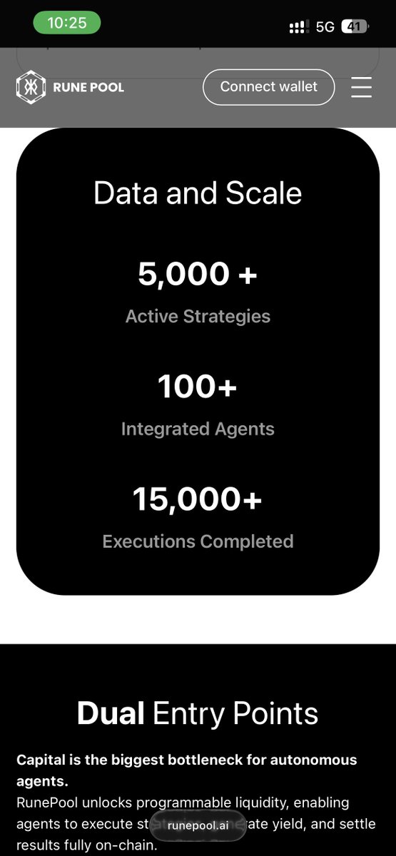 Mikasa575's tweet photo. Over 5,000 strategies are already running successfully. RunePool is the go-to platform for real agent economies and sustainable yield. @RunePoolBTC #RunePool https://t.co/xP5UPmKLtf