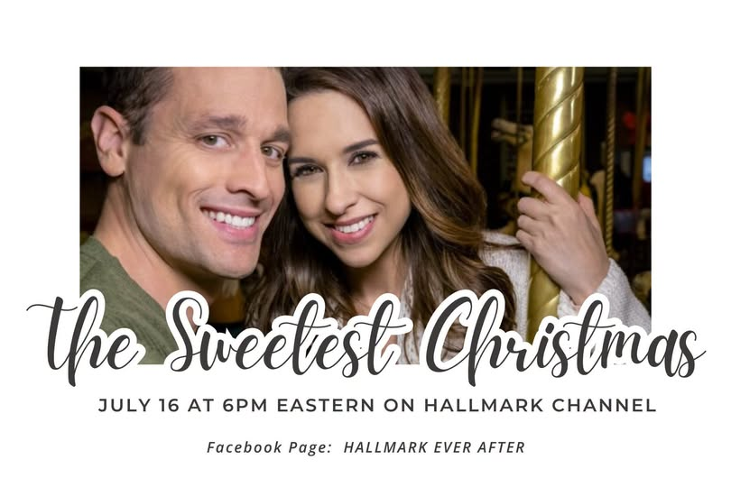 RomComReview1's tweet photo. "The Sweetest Christmas" is #LaceyChabert movie #3 of 4 playing today (July 16) at 6pm Eastern. This one is from 2017 and co-stars #LeaCoco.
#ChristmasInJuly #HallmarkFans #Hallmarkies https://t.co/iqGGa5IPj5