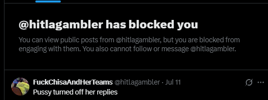 liitm4nn's tweet photo. @Lynn32121 @hitlagambler @owtdude @datattore Careful, this crybaby with tiktok, p0rn and gambling addiction will block you if you even slightly disagree with him 😂 https://t.co/ZEdqYjFoJB