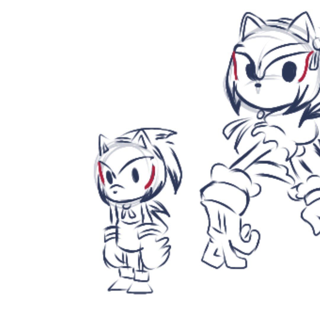 Pandorachan07's tweet photo. I once did a scenario where Faker had a daughter born the same way he was born, and the result is this little thing. 
#exesweep #exeoc #execommunity #thecalledmesonic #sonicoriginal #takeabreather #breathasunshine https://t.co/o0jPlU9qRL