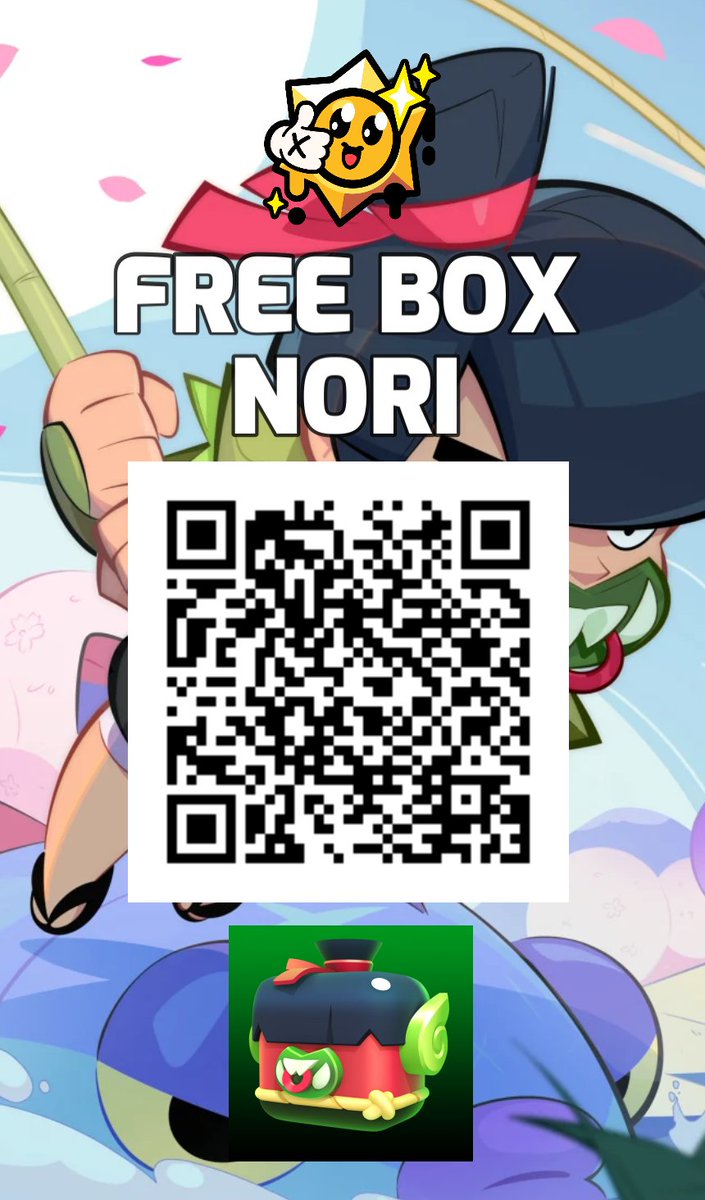 LapalmaBrawl's tweet photo. Caja GRATIS de NORI #BrawlStars #NoriBox #CyberpunkJaeYongPin
https://t.co/FXGVlso2cK https://t.co/QRfQcHlfC8
