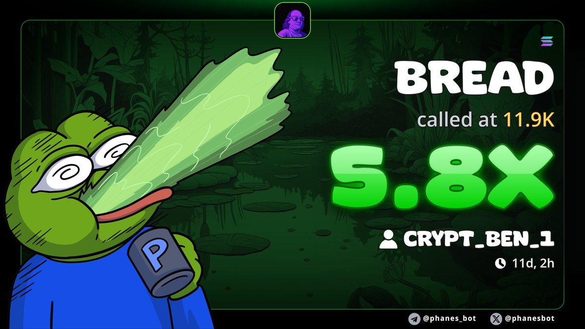 Crypt_bencall's tweet photo. 5X on $BREAD
CA

7iCb5PWhnfeHLwpCZZ9bozNNaQYiFB7dkUyoVNDvpump

#Eth #memecoin #memecoin1000x https://t.co/z4fBNcIczl