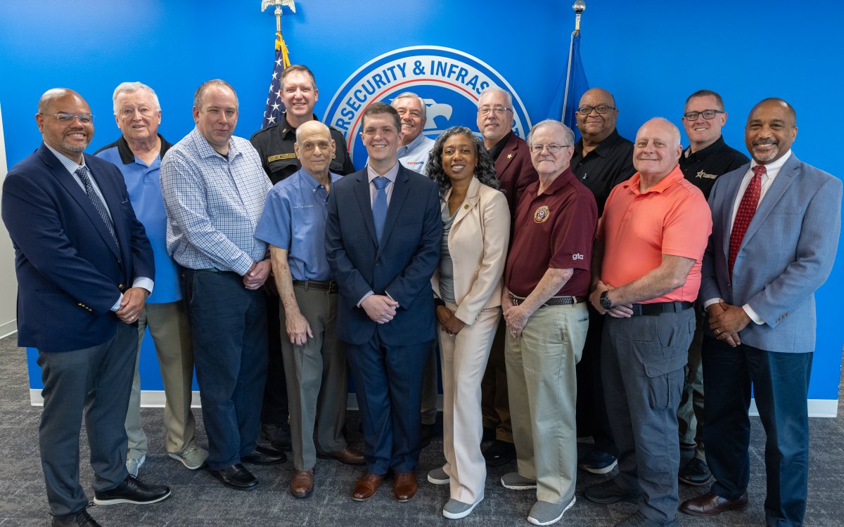 CISAgov's tweet photo. We met with SAFECOM leaders to strengthen collaboration &amp; align on public safety communications. This discussion underscored the shared support for Executive Order 14239—reinforcing a unified commitment to first responders and state &amp; local partners. https://t.co/ll6T0yvvsh https://t.co/ndznBgsgy3