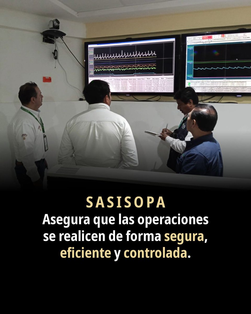 agencia_asea's tweet photo. 🗣️📰 #Entérate: Inspectores de la #ASEA visitaron un Complejo Procesador de Gas ubicado en el estado de Tabasco, para verificar la correcta implementación del #SASISOPA Industrial en las actividades de procesamiento del combustible.

📌El #SASISOPA es el Sistema de Administración de Seguridad Industrial, Seguridad Operativa y de Protección al Medio Ambiente (SASISOPA) y aplica para: 

🔎Exploración y Extracción de hidrocarburos.
🔎 Tratamiento, refinación, transporte y Almacenamiento del Petróleo.
🔎Procesamiento, compresión, licuefacción, descompresión y regasificación, así como el transporte, almacenamiento y distribución de gas natural.
🔎Almacenamiento de gas licuado de petróleo y petrolíferos.
🔎Transporte por ducto y almacenamiento que se encuentre vinculado a ductos de petroquímicos producto del procesamiento del gas natural y de la refinación del petróleo.

#ASEAenAcción