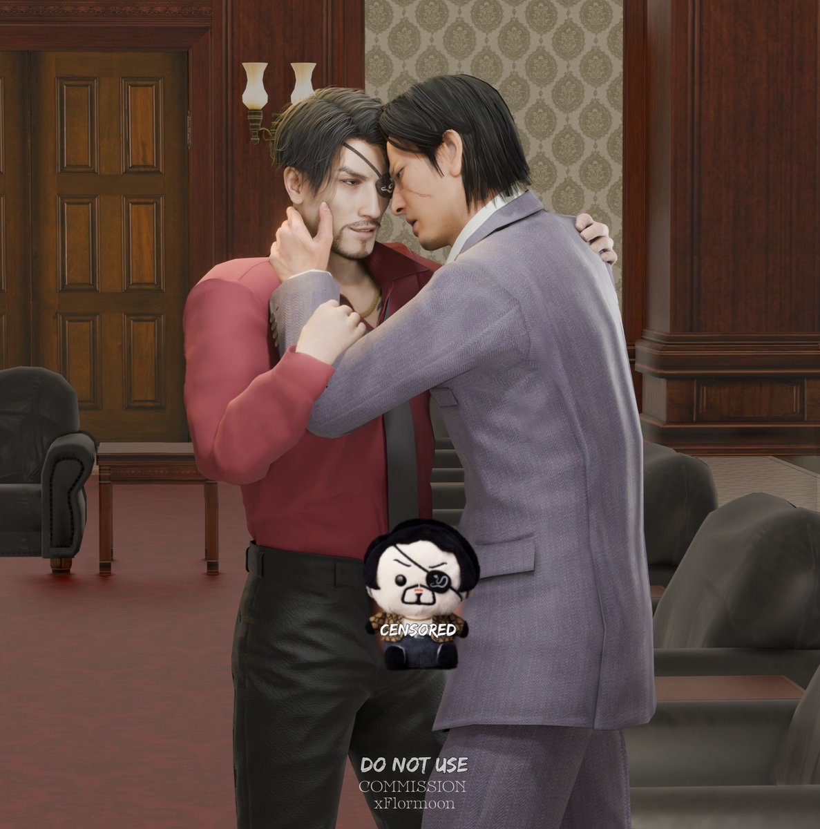 xflormoon's tweet photo. ❤️ C♡mmission for @roguerutherford tysm! 🫶🏻

censored by majima plush 🐍

★ https://t.co/VV9LGcBtgT

#龍が如く #yakuza #kashimaji #blender https://t.co/HstrDZxXgx