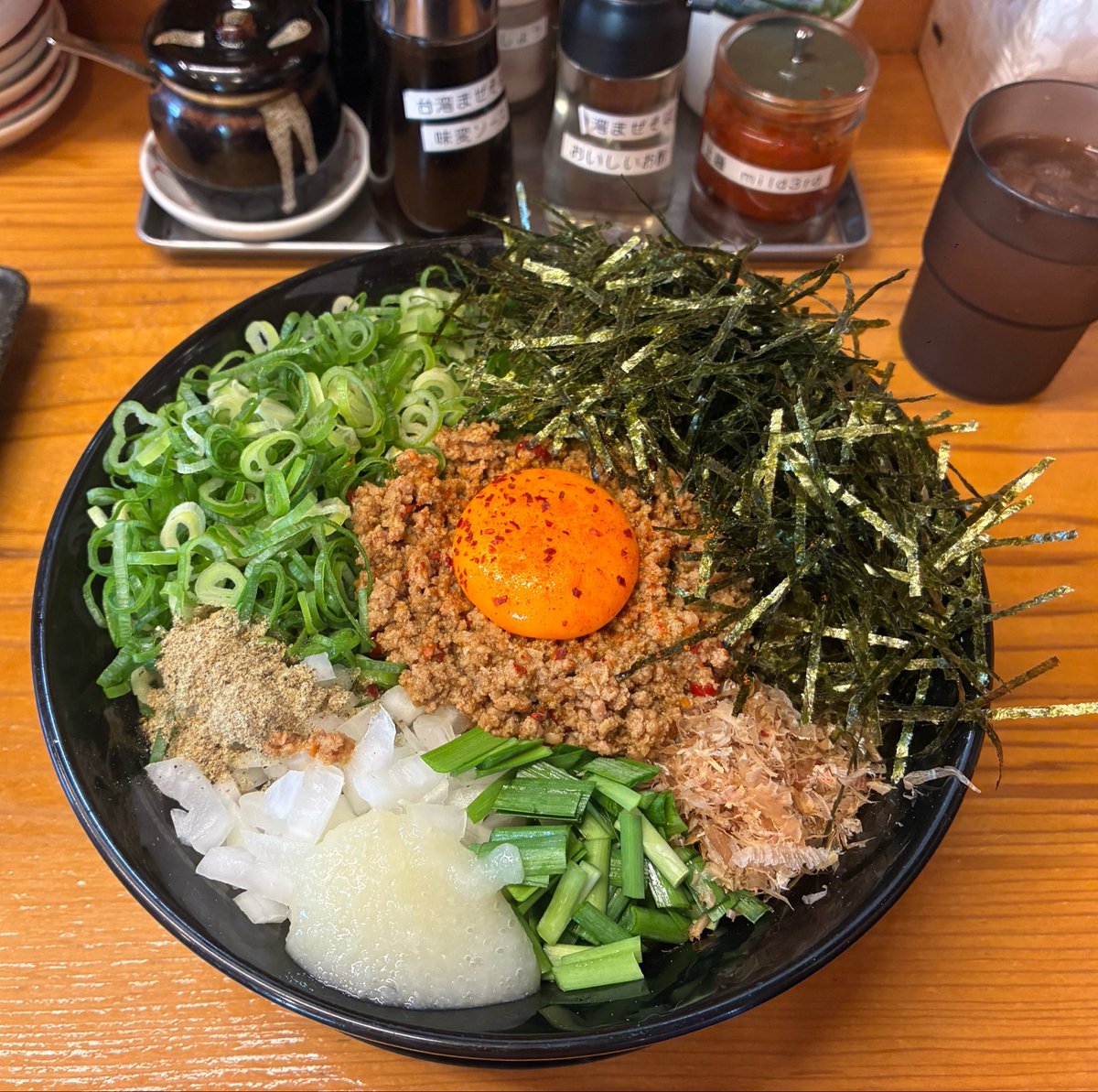 Kobasan321's tweet photo. 台湾まぜそば食べてお風呂行った https://t.co/wzkasxvgLG