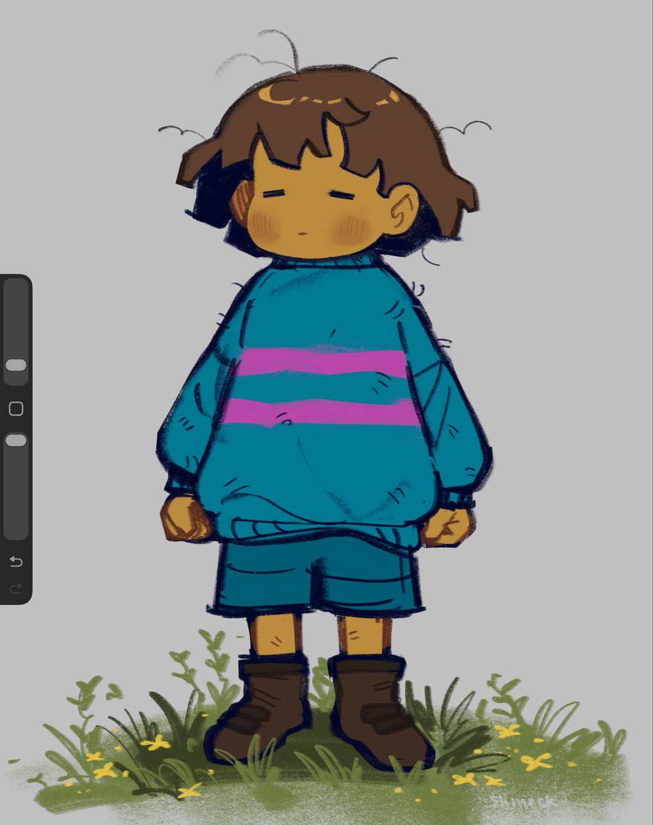 Shmeckdoesstuff's tweet photo. When i met you in the summer #undertale https://t.co/tpLVYQtbU9