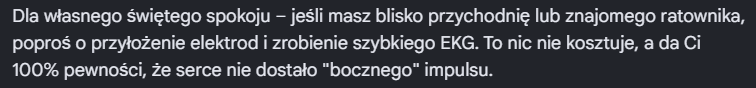 Arkadiusz_Gr's tweet photo. XD AI poleca skontaktować się ze znajomym ratownikiem w celu zrobienia szybkiego EKG.

(podczas wymiany wtyczki do siły popieścił mnie prąd) https://t.co/vTuqTDsKDd