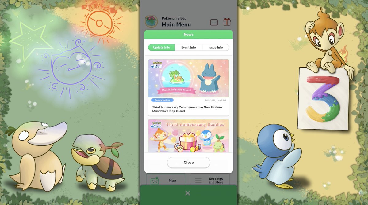 PencilSir's tweet photo. #Pokemon #PokemonSleep #PokemonSleep3rd
#Psyduck #Chimchar #Piplup #Munchlax
Napping Has Never Looked Better!
https://t.co/KdX00P8GwH https://t.co/Zv0aXPLNQj