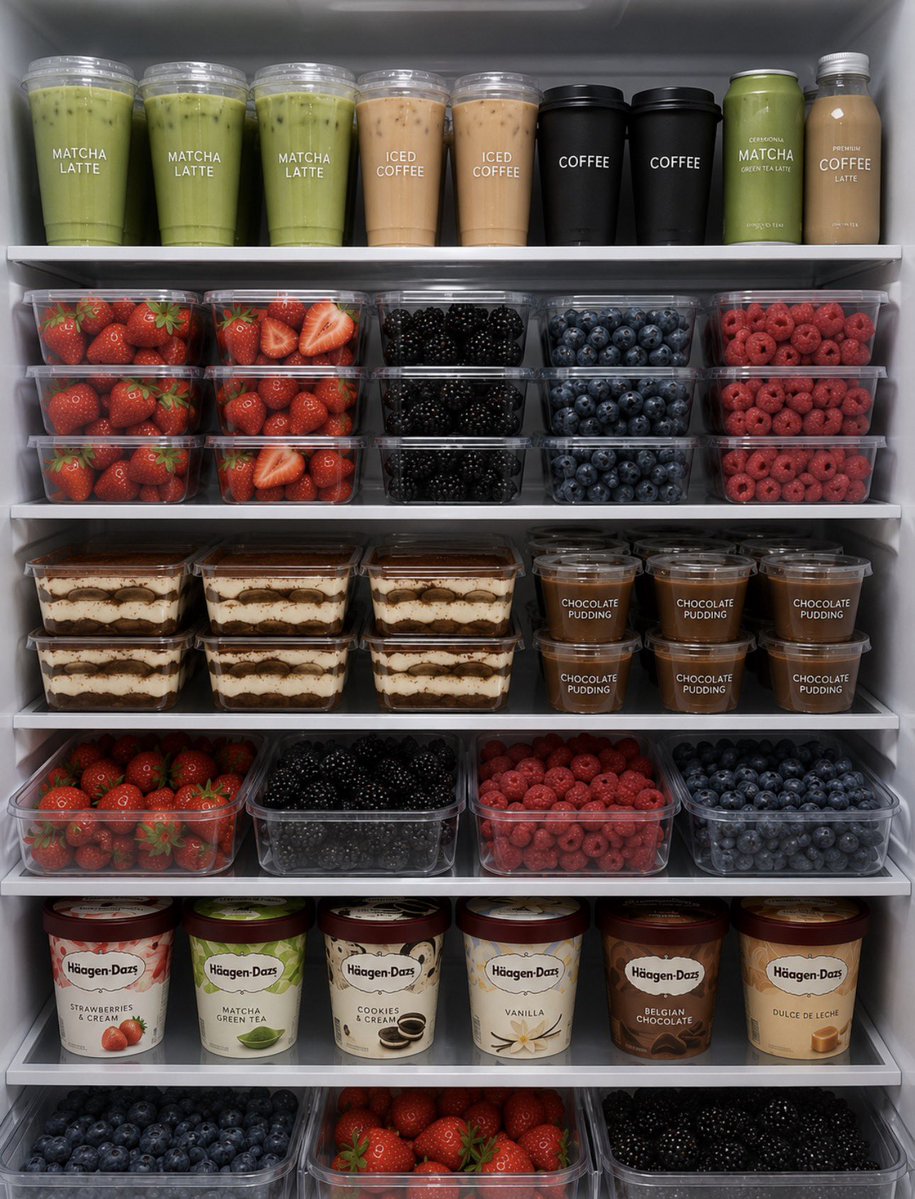 1leio's tweet photo. my dream fridge https://t.co/xn1OlUwJXn