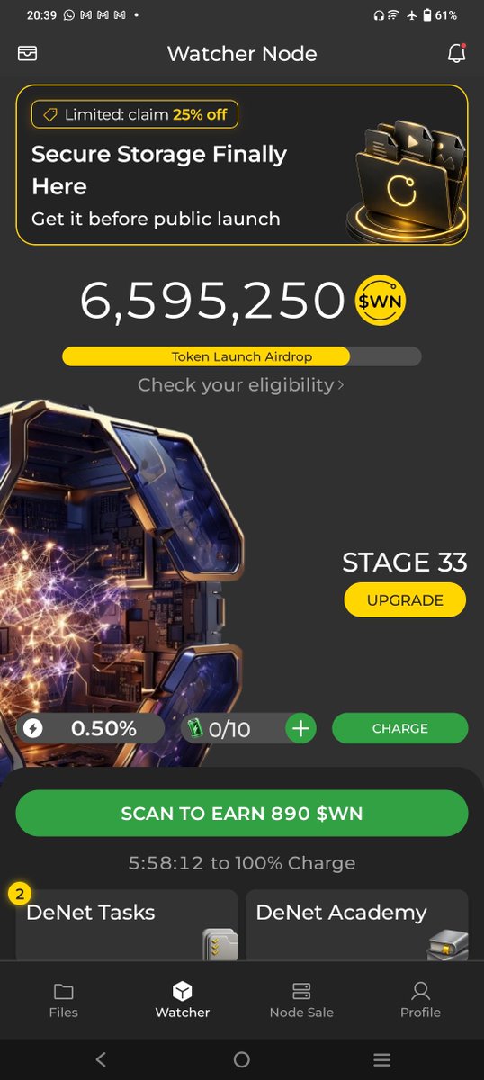 MSHAHID402's tweet photo. Hello Everyone!
I'm running my Watcher Node with @DeNetPro to help strengthen decentralized storage and contribute to a more secure Web3 ecosystem. Proud to be part of the network! 🚀

#WatchersEverywhere https://t.co/1T7ldusbXB