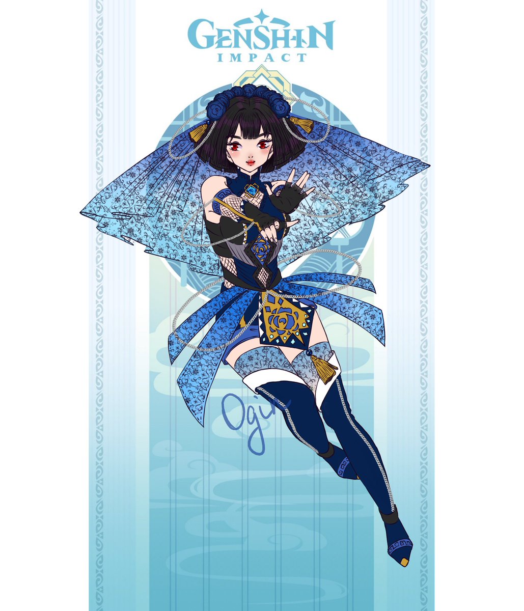 Ogin_WIPs's tweet photo. I also can turn your adorable OC into an intricately detailed game sona!
#fanOC #OCredesign #genshinOC https://t.co/TXBgQdAKqv