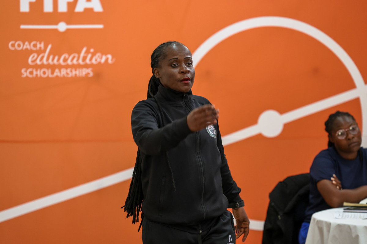 mightywarriorzw's tweet photo. Empowering women to lead from the touchline.

The CAF C Licence Coaching Course for women is underway at ZIFA Village, equipping aspiring coaches with the skills and qualifications to shape  women's football in Zimbabwe.

#ZIFA #CAFCLicence #WomenInFootball #CoachEducation https://t.co/MD1huT4tWf