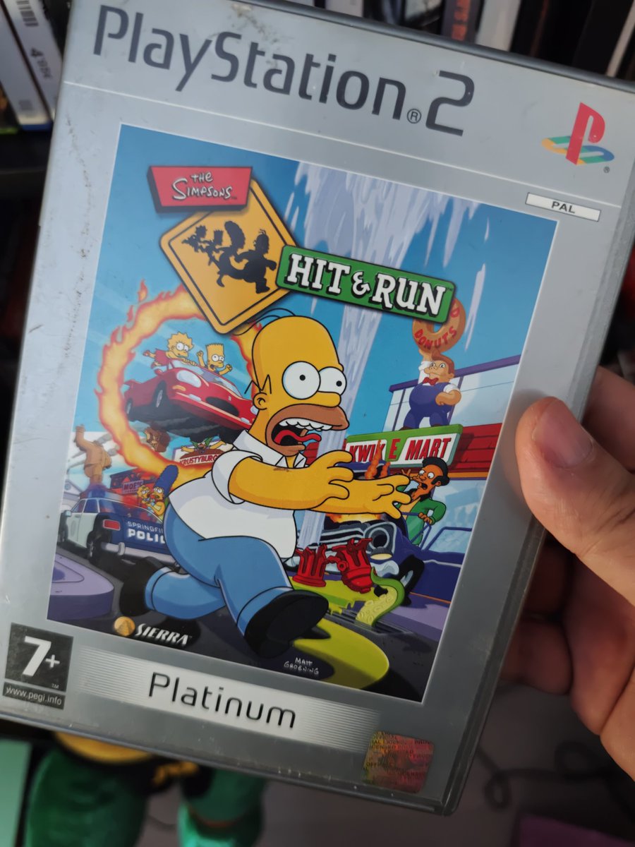 Secuencia11's tweet photo. Otro que anda perdido entre licencias y que ya no puedes conseguir de manera legal, salvo que tengas tu copia física es #TheSimpsonsHitAndRun Por cosas como estás, #GamersUnidos #GamersUnite #NoDiscNoPlay https://t.co/GEw7meptOB
