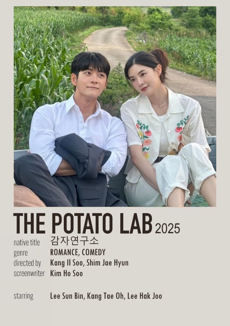 bchangore's tweet photo. the potato lab

5,5/10

dorama tenebroso. casal meia boca. personalidades horriveis. nem sei quantas vezes a palavra batata foi repetida. 
apesar de tudo, não foi ruim o suficiente pra dropar, a unica coisa q salvou foi a subtrama do ex https://t.co/f8VkG2QAKc