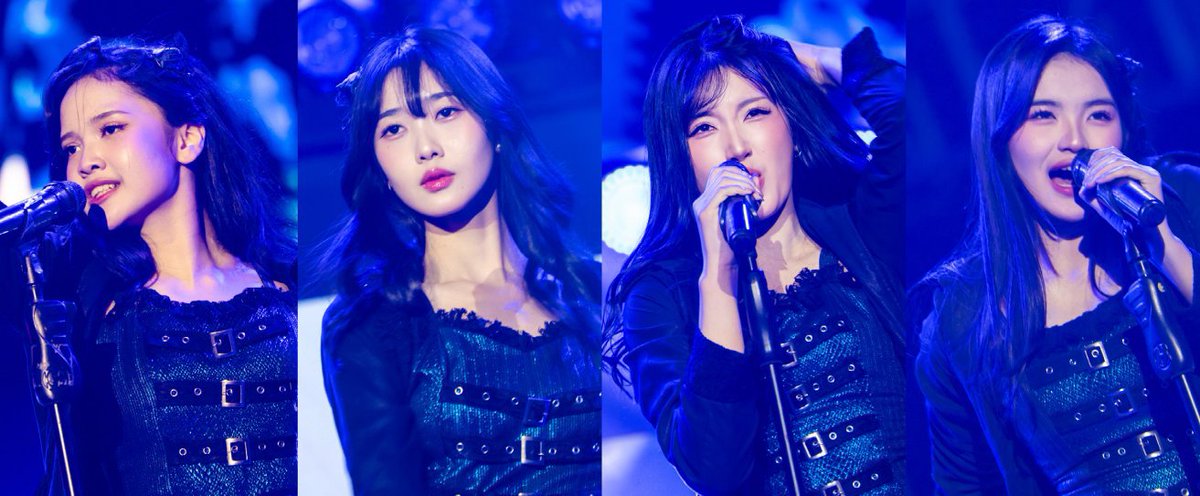 jinzoline's tweet photo. Oline, (Delynn, Erine, and Ribka)
"Blue Rose" 💙🌹

At JKT48 Request Hour 2026 https://t.co/zLuF4DUfRG
