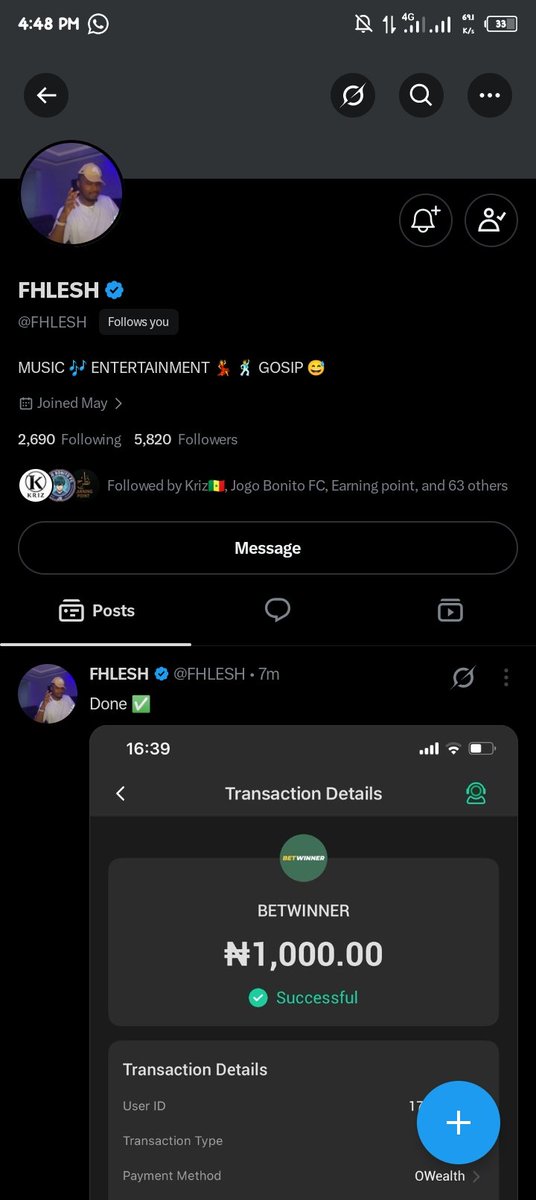 theonlybright1's tweet photo. @officialmoore7 @FHLESH Done sir
He's already following me 😍

8145069221
Opay https://t.co/GjjDB8OydK