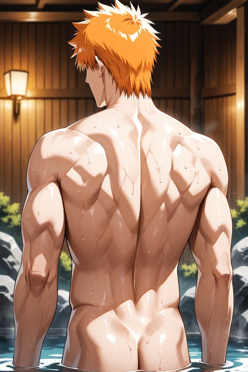 Ichigo_345's tweet photo. (Hot spring ) ~ During the night 🌙.  The  water 💧 is hot 🔥 but it does relax the body.  No one is around so its safe for  me to be nude. https://t.co/9MD6i9nCGK