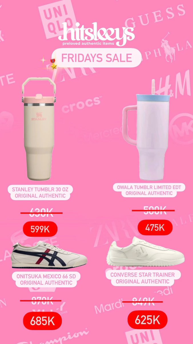 hitszaee's tweet photo. @marstudi0 barangkali berkenan pl branded cnk, longchamp, sepatu onitsuka, converse, tumbler owala, stanley authentic 100%. boleh nego, cicilan atau full payment oren. boleh tanya dulu gausa sungkan🩷

lacoste longchamp coach new start 1jt (banyak warna)

detail? dm 
https://t.co/C0LQTdpnuU https://t.co/NluPKCz7RH
